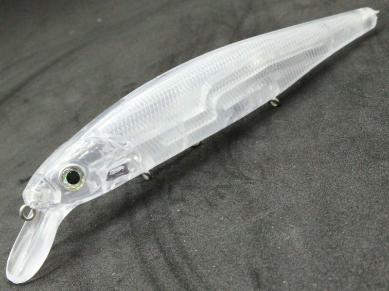 wLure 10 Blank Unpainted Minnow Crankbait Topwater Lipless Jerkbait Fishing Lures (UPM774P10) - Image 2